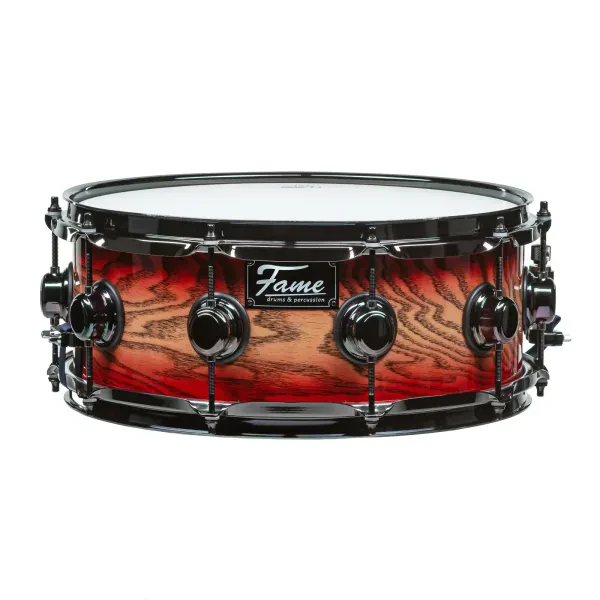 Малый барабан Fame Audio Fortress Ash Birch 14x5.5 Red Burst