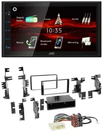 JVC USB Bluetooth MP3 DAB 2DIN Autoradio für Nissan Cube ab 09 Frontier ab 13