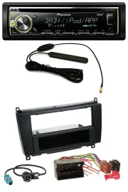 Автомагнитола Pioneer CD, MP3, USB, DAB, AUX для Mercedes CLK W209 (2004–2009, Coupe/Cabrio)