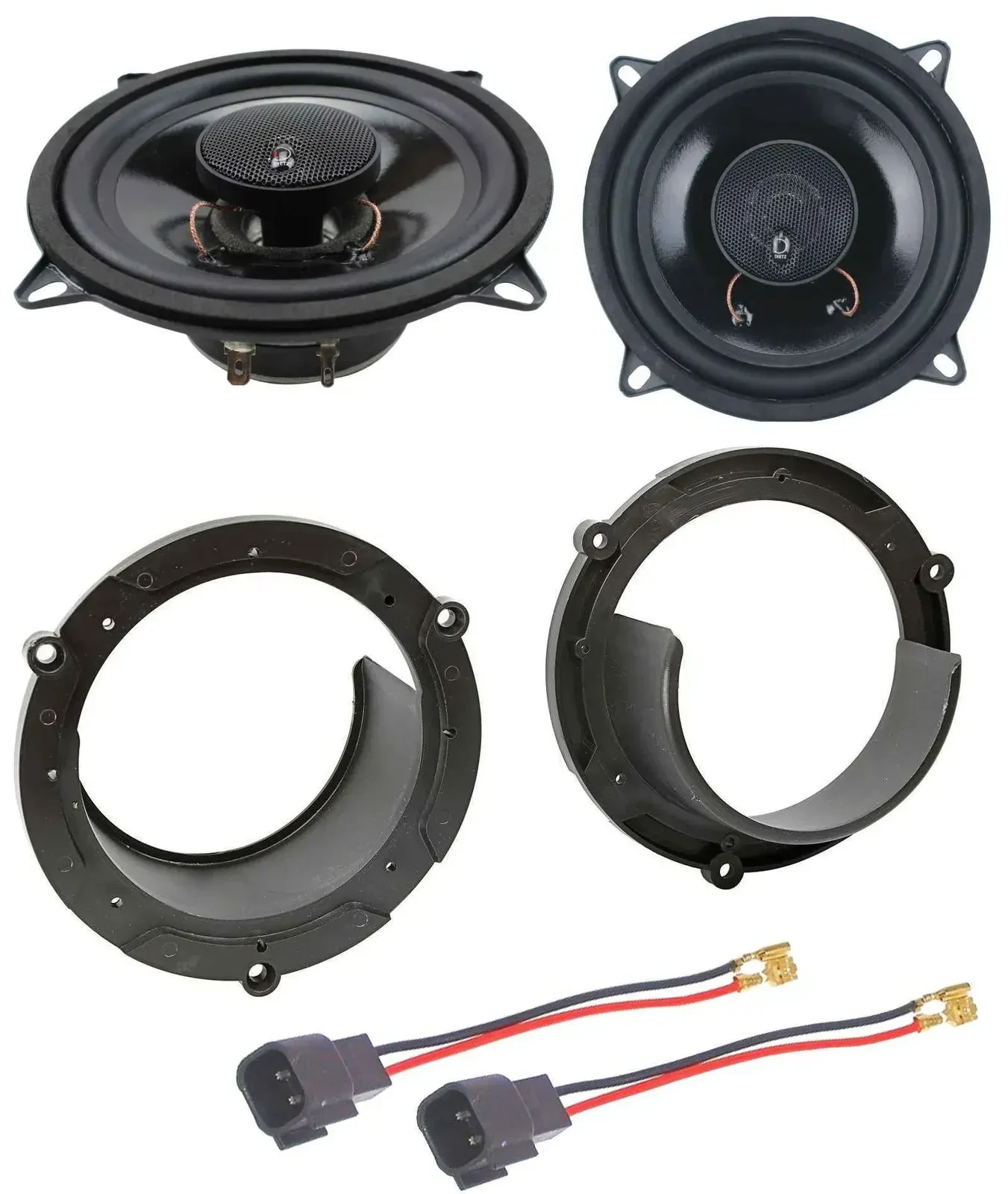 Автодинамики для Mazda 2 Dietz 13 см, 2-полосные, 100 Вт (передние/задние двери)