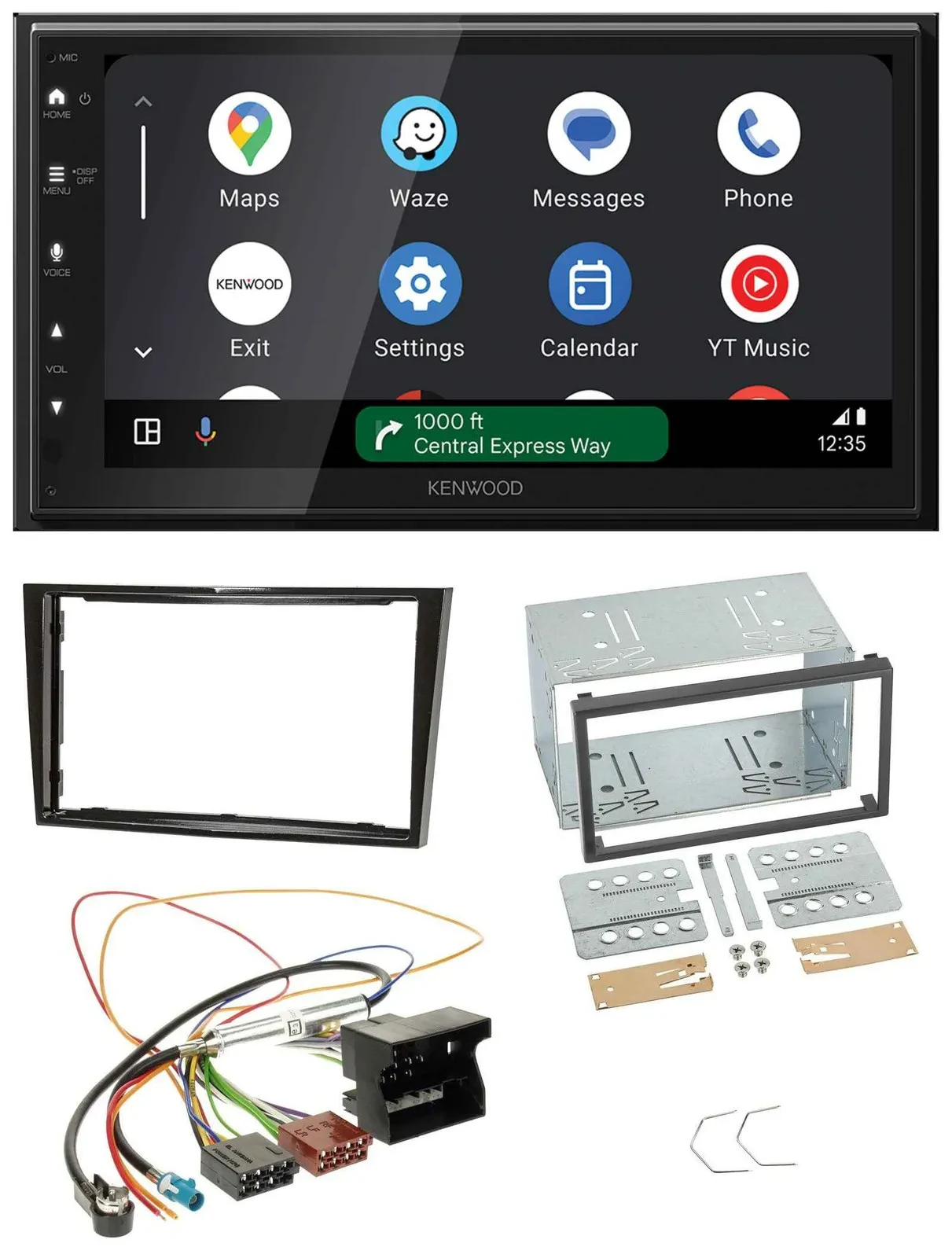 Kenwood DAB Bluetooth USB MP3 2DIN Autoradio für Opel Astra H Corsa D Zafira B K