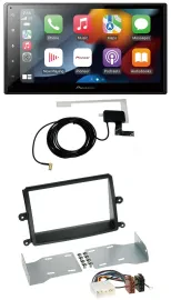 Автомагнитола Pioneer 2-DIN, MP3, USB, Bluetooth, DAB для Mitsubishi L200 (2006–2015)