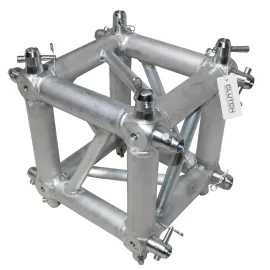 Соединительный куб сценической фермы Clutch TB1-SQ34-6WCUBE F34, 6-сторонний, 12"x12", серебристый