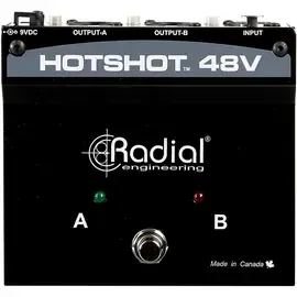 Модуль фантомного питания Radial Engineering HotShot 48V Condenser Microphone Switcher