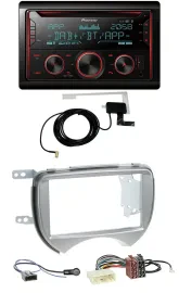 Pioneer 2DIN MP3 DAB USB CD Bluetooth Autoradio für Nissan Micra 2010-2013 silbe