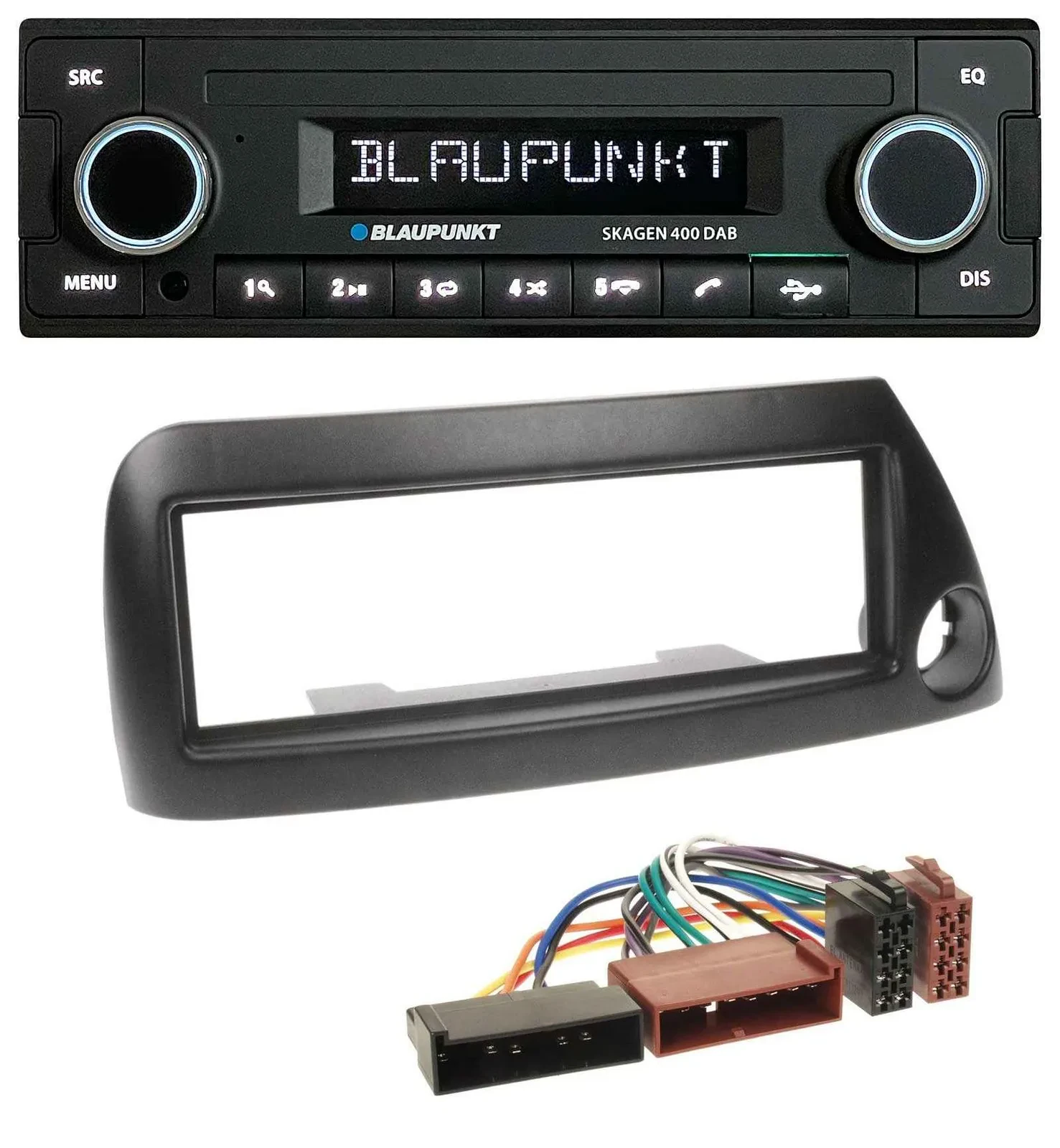 Blaupunkt DAB USB Bluetooth MP3 Autoradio für Ford Ka (bis 2008) - schwarz