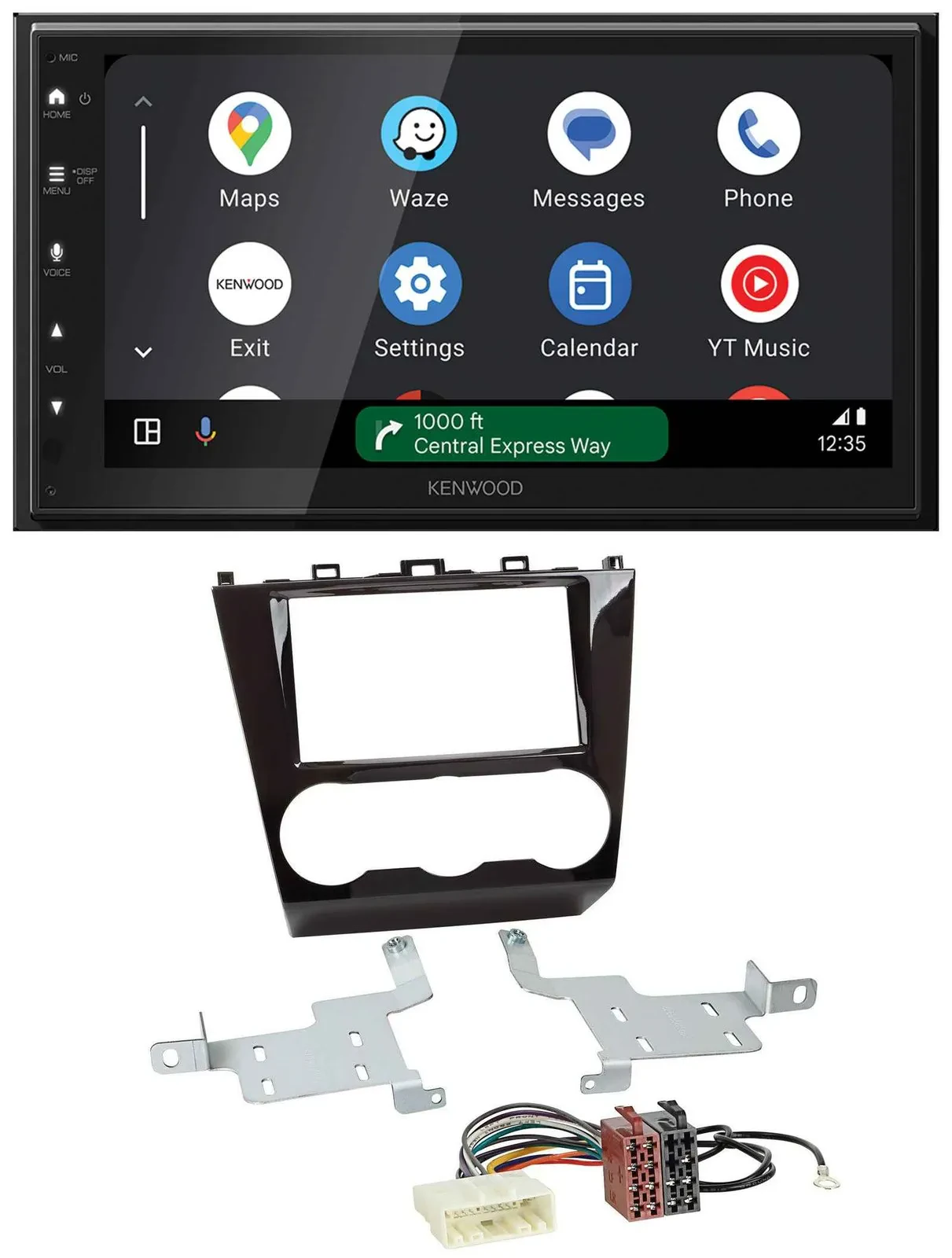 Kenwood DAB Bluetooth USB MP3 2DIN Autoradio für Subaru Forester ab 2015