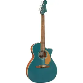 Электроакустическая гитара Fender California Newporter Player Ocean Teal Satin