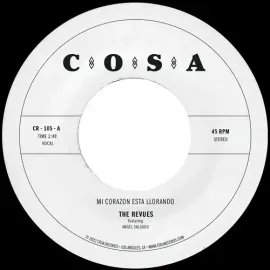 Виниловая пластинка Revues - Mi Corazon Esta Llorando - Opaque Natural [New 7" Vinyl] Colored Vinyl