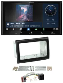 Kenwood Bluetooth 2DIN USB DAB MP3 Autoradio für Renault Megane 2002-2008