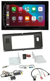 ESX 2DIN DAB USB Lenkrad Bluetooth Autoradio für Land Rover Evoque ab 2014