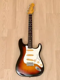 Электрогитара Fender Stratocaster '62 Vintage Reissue ST62-50 SSS Sunburst w/gigbag Japan 1990