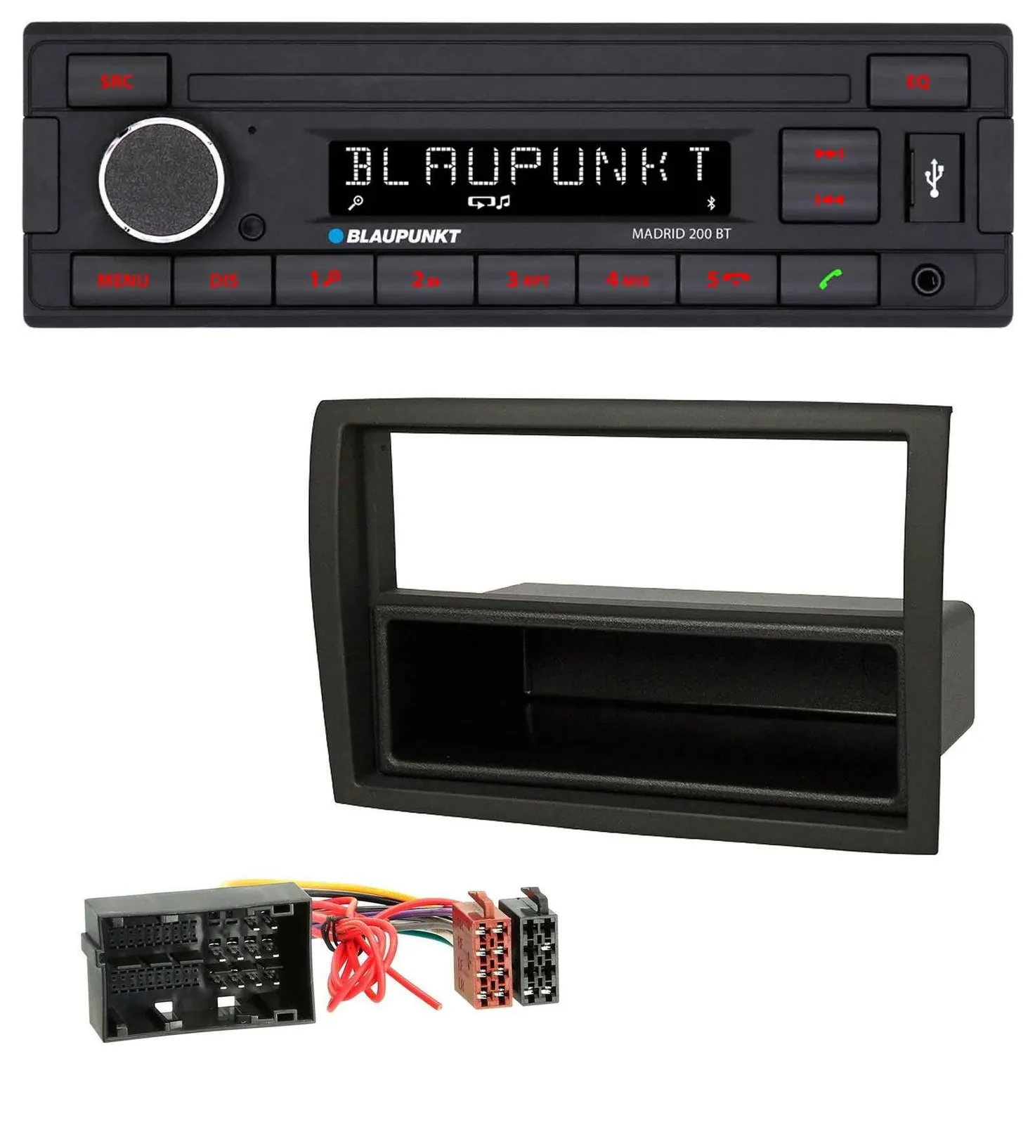 Blaupunkt USB AUX Bluetooth MP3 Autoradio für Fiat Ducato Citroen Jumper Peugeot