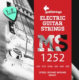 Струны для электрогитары Galli Strings MS1252 12-52