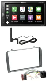 Pioneer USB 2DIN Bluetooth DAB MP3 Autoradio für Alfa Romeo GT 147 00-10 anthraz