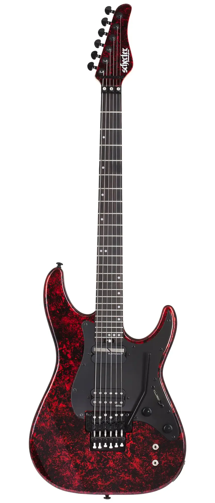 Электрогитара Schecter Sun Valley Super Shredder Floyd Rose Sustainiac Red Reign