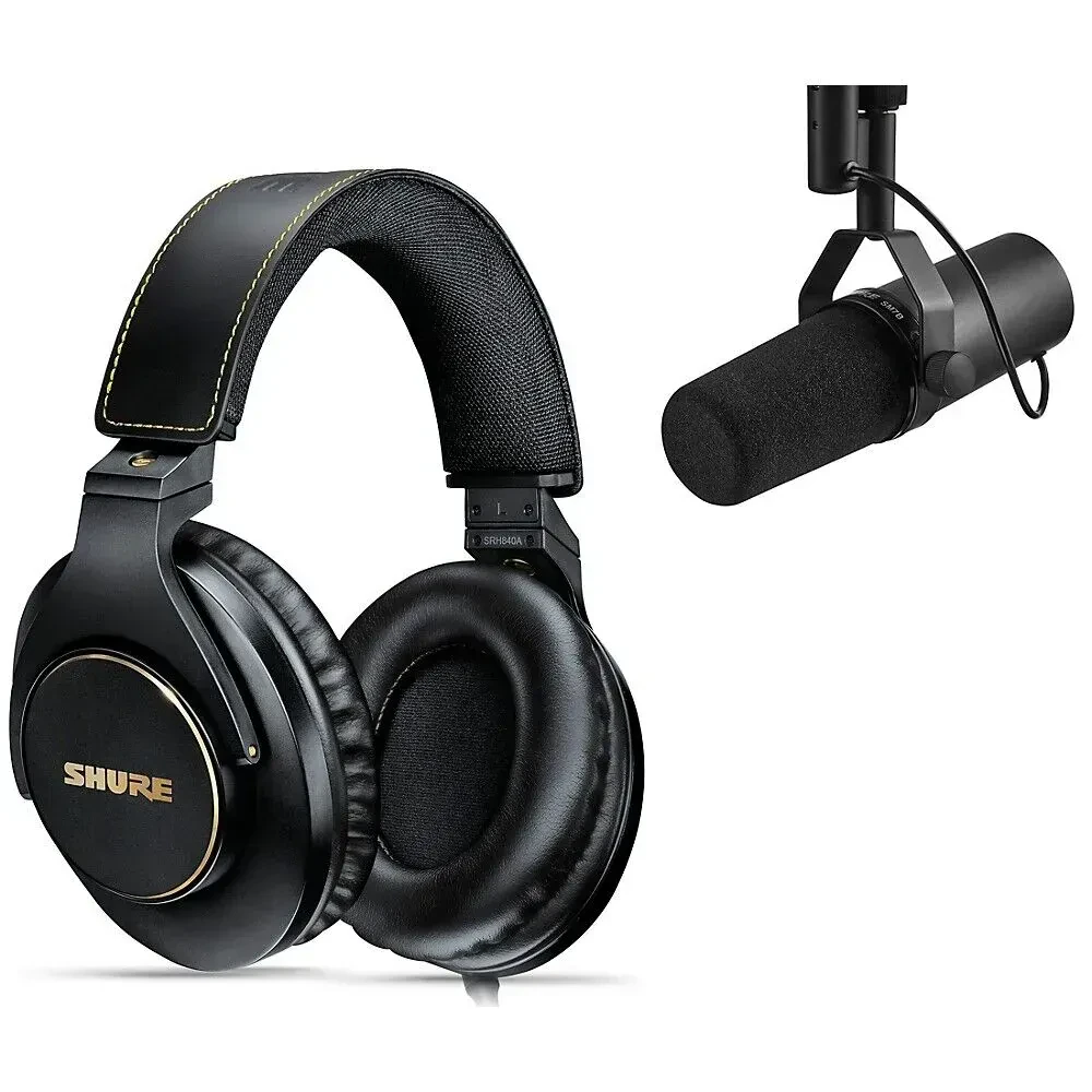 Комплект для подкастов Shure SM7B + SRH840A Recording Bundle