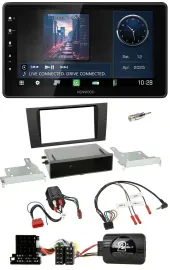 Kenwood Lenkrad Bluetooth USB DAB Autoradio für Audi A4 B5 1999-2001 BOSE Vollak