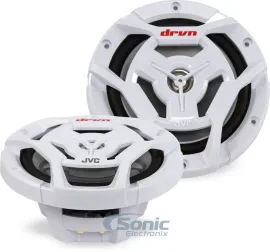 JVC CS-DR6201MW DRVN Series 150W 6.5” 2-Way Marine Boat Car Speakers White | NVX