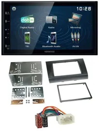 Kenwood 2DIN Bluetooth MP3 USB DAB Autoradio für Suzuki Swift (2005-2010)