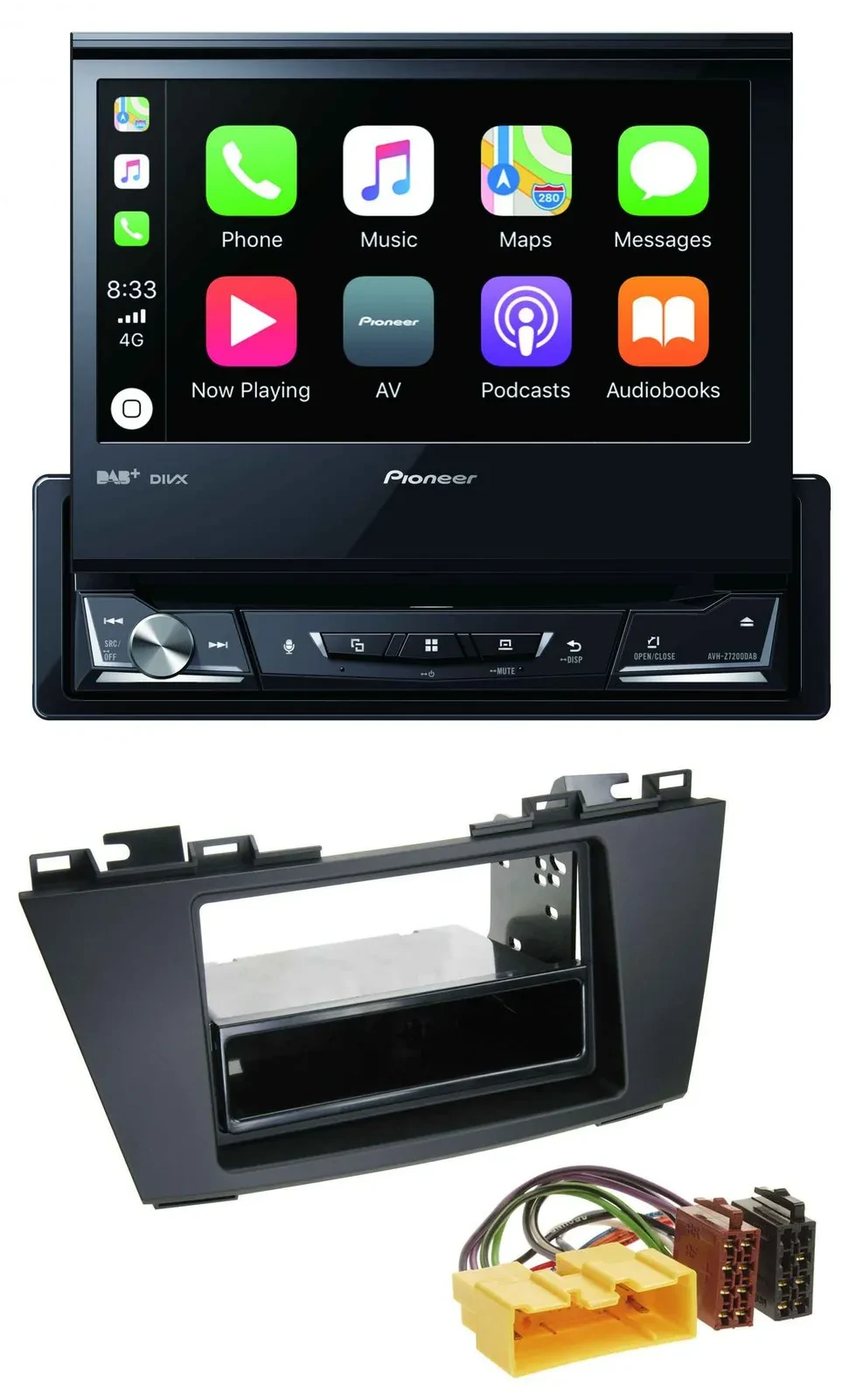 Pioneer DVD Bluetooth DAB USB MP3 Autoradio für Mazda 5 (ab 2010)