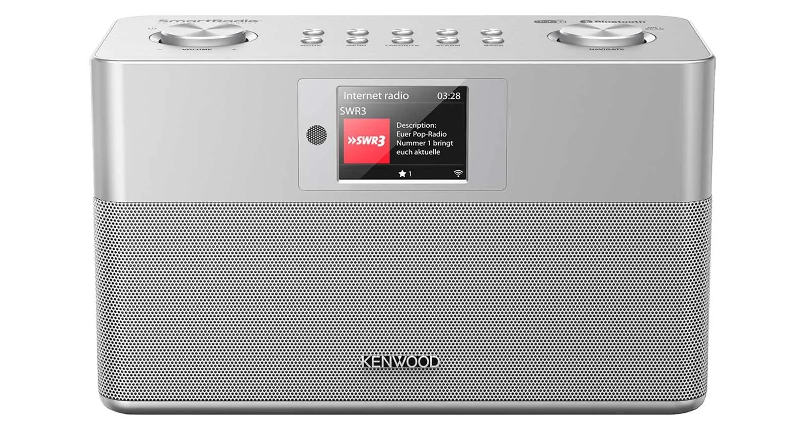 Kenwood CR-ST100S-S Smart-Radio DAB+ Internetradio UKW Bluetooth USB Farbdisplay