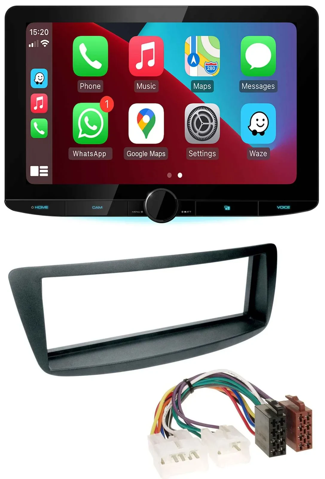 Kenwood MP3 USB DAB Bluetooth Autoradio für Toyota Aygo (AB1, 05-14)