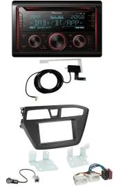 Автомагнитола для Hyundai i20 (2014–2020) Pioneer 2-DIN, MP3, DAB, USB, CD, Bluetooth