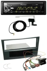 Автомагнитола для Opel Corsa D (с 2005) Pioneer Bluetooth DAB USB MP3 черный