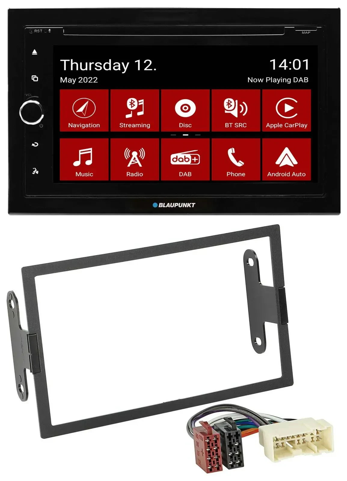 Blaupunkt MP3 DVD Bluetooth DAB 2DIN USB Autoradio für Nissan Xterra 2000-2004