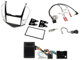 Radioset Lenkradadapter DIN Autoradio für Chevrolet Cruze 2011-2016 silber