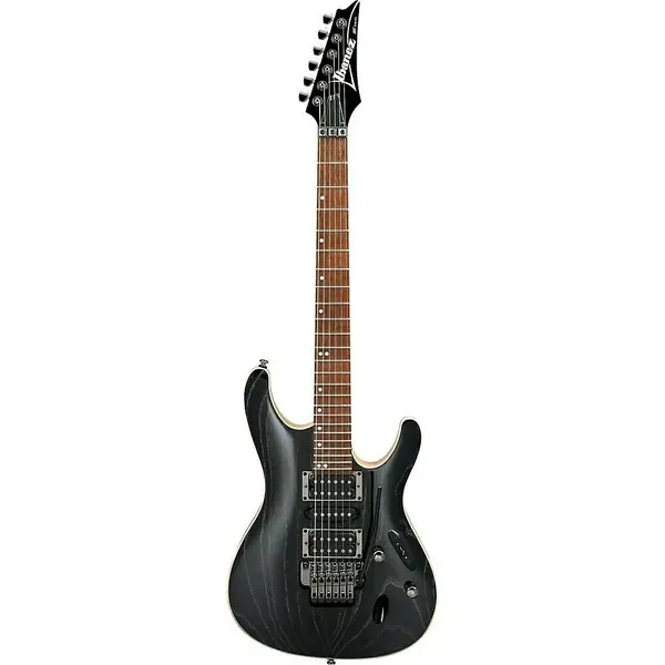 Электрогитара Ibanez S570AH Silver Wave Black