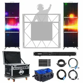 ADJ EVS3 Video Wall 3x2 Column System with Controller & Bag idjnow