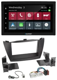 Blaupunkt 2DIN MP3 USB Bluetooth DAB Autoradio für Hyundai ix35 (2010-2013)