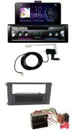 Автомагнитола для Porsche Cayenne (2007–2010) Pioneer DAB, Bluetooth, MP3, USB