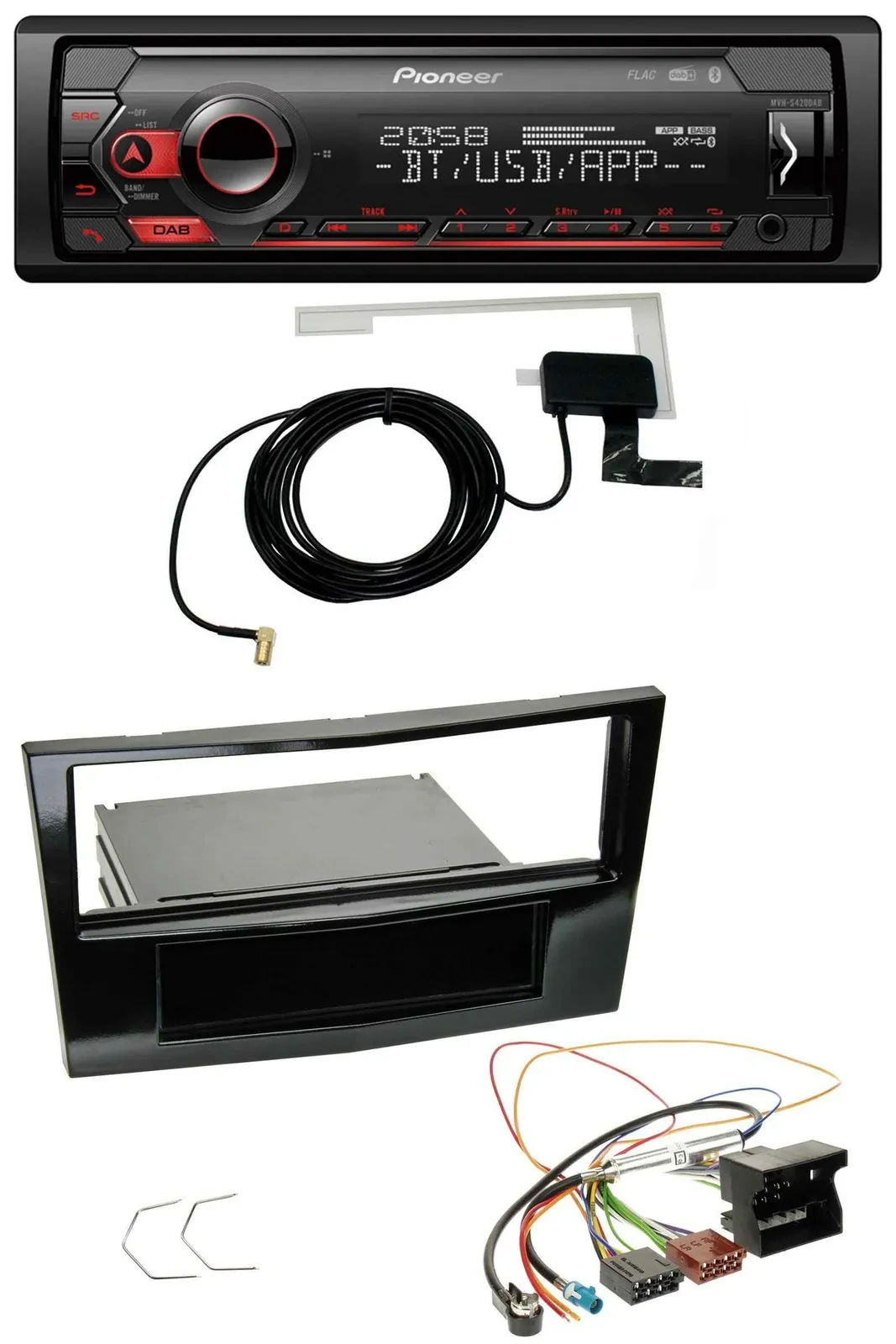 Автомагнитола для Opel Astra H, Corsa D, Zafira B Pioneer DAB USB MP3 Bluetooth