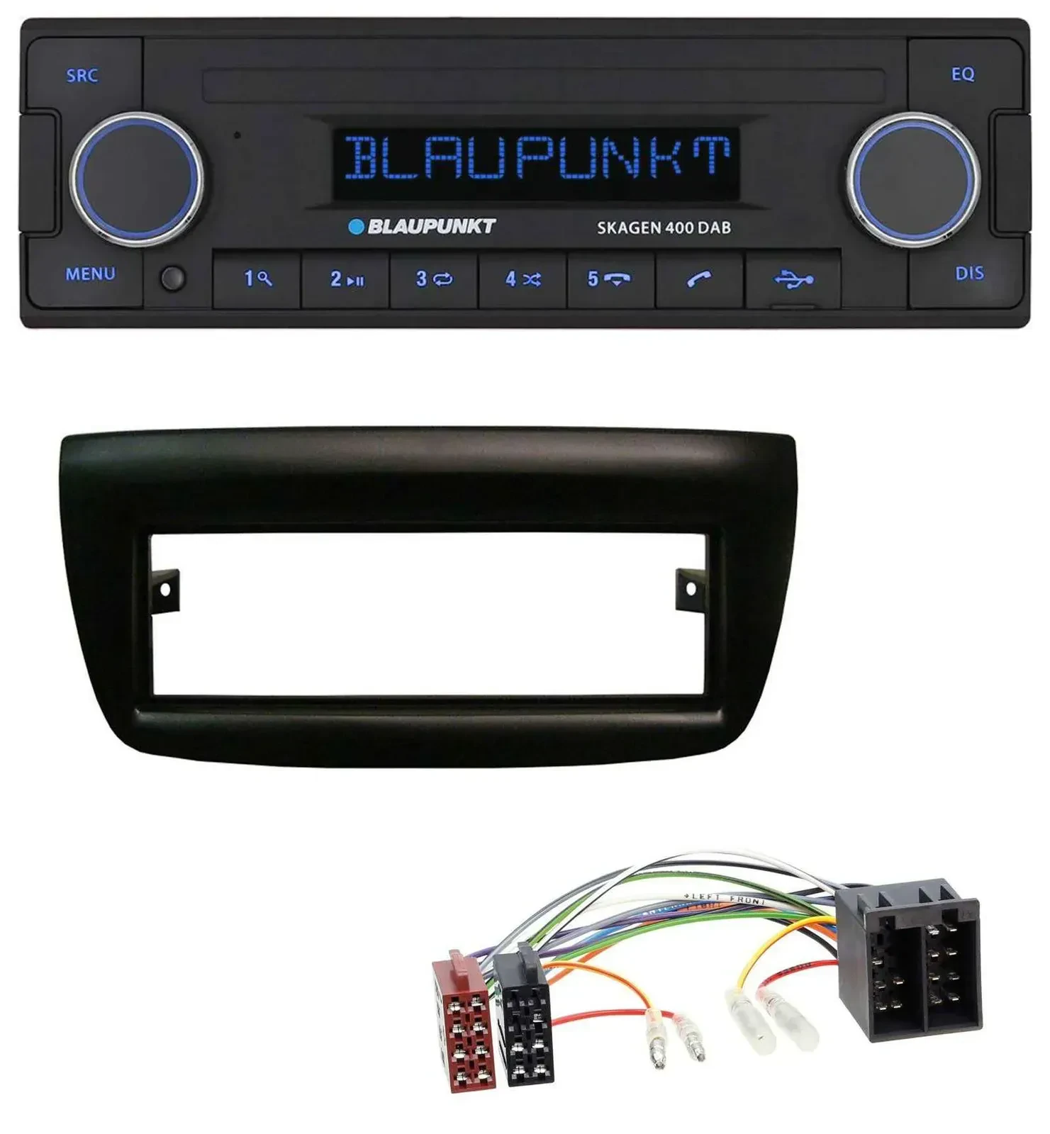 Blaupunkt DAB USB Bluetooth MP3 Autoradio für Fiat Doblo 12-15 Opel Combo 10-15
