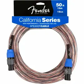 Коммутационный кабель Fender 15m California Lautsprecherkabel 16GA, Speakon/Speakon