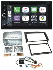 Blaupunkt 2DIN Bluetooth DAB USB DVD MP3 Autoradio für Skoda Fabia 6Y Facelift 2