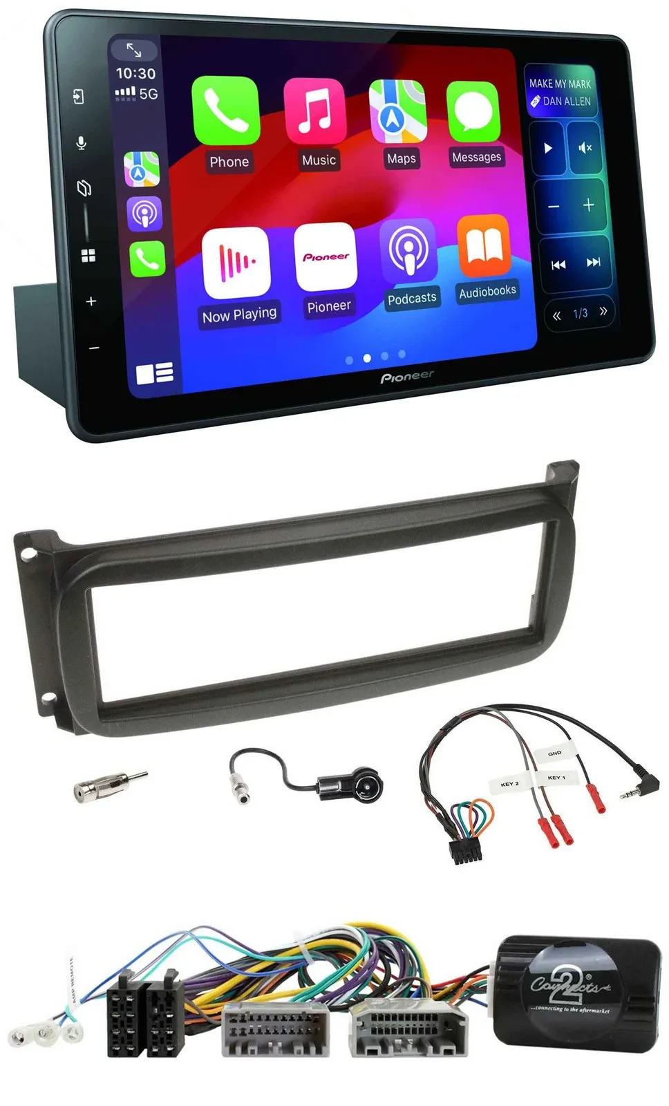 Pioneer Bluetooth DAB Lenkrad USB Autoradio für Chrysler Dofge RAM ab 2002