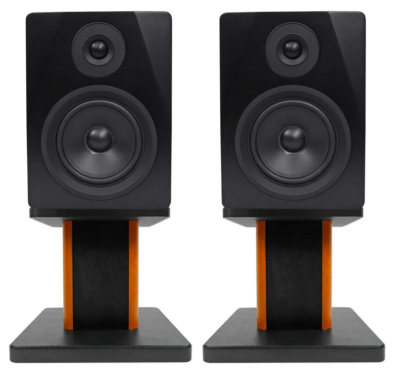 Активный студийный монитор Rockville APM5B Black со стойками (пара)