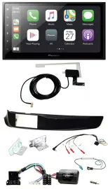 Pioneer USB Lenkrad 2DIN Bluetooth DAB Autoradio für Alfa Giulietta 940 10-14 sc