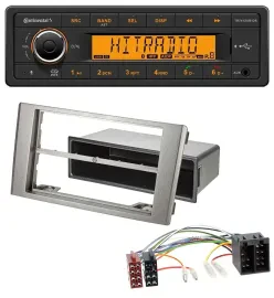 Continental MP3 Bluetooth AUX USB Autoradio für Iveco Daily (2006-2014) silber