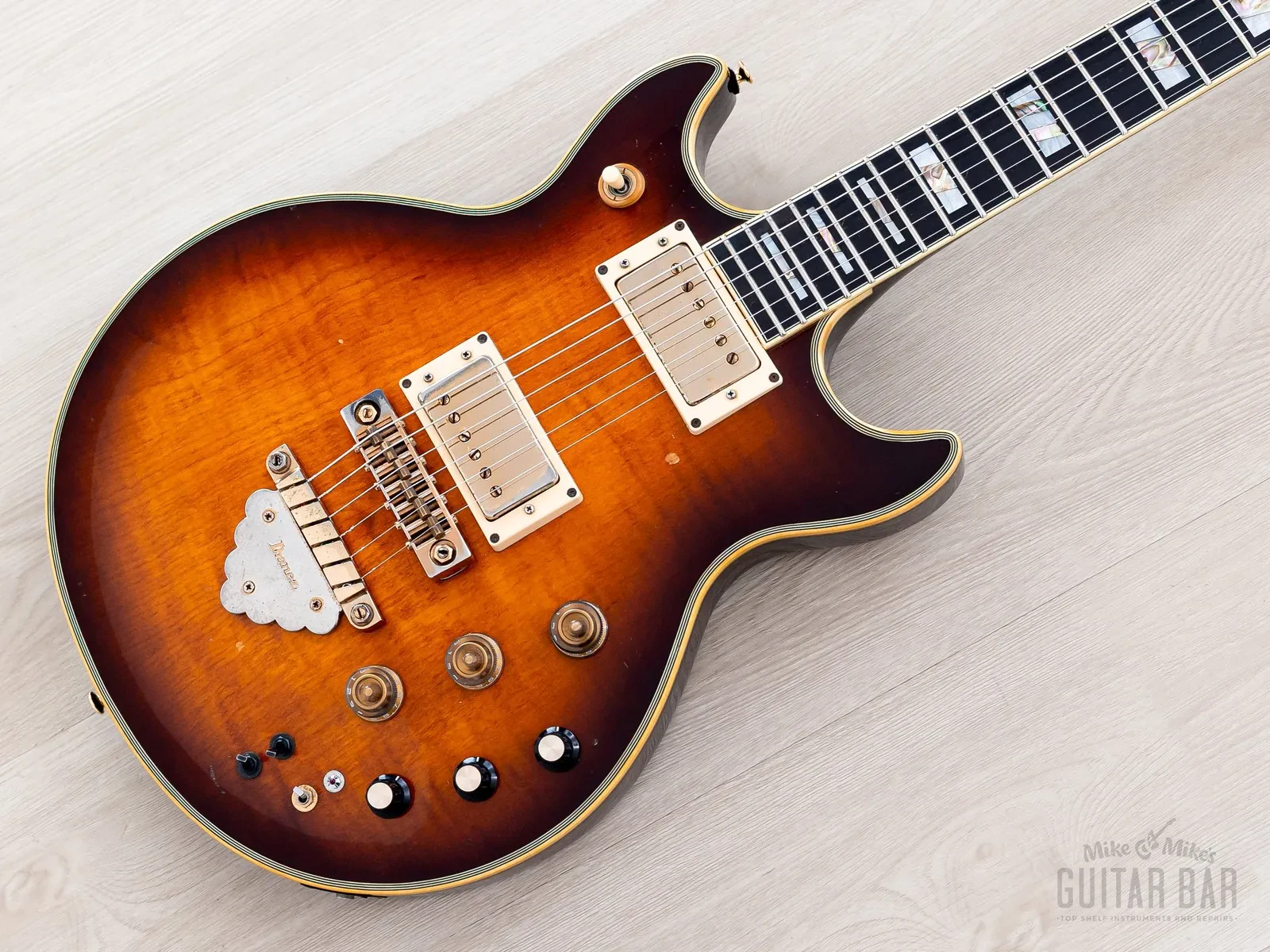 Б/У электрогитара Ibanez Artist AR500 Super 58, 1980 г., цвет Antique Violin, с кейсом