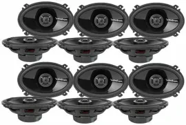 Rockford Fosgate P1462 4x6" 140W 2-Way Car Speakers Bundle Package (12 Pack)