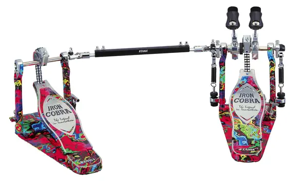 Педаль для барабана Tama HP900PWMPR Iron Cobra Psychedelic Rainbow