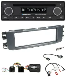 Blaupunkt Lenkrad Bluetooth DAB CD USB Autoradio für Smart ForFour 04-06 W454 Au