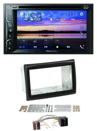 Pioneer Bluetooth 2DIN USB DVD DAB MP3 Autoradio für Renault Megane 2002-2008