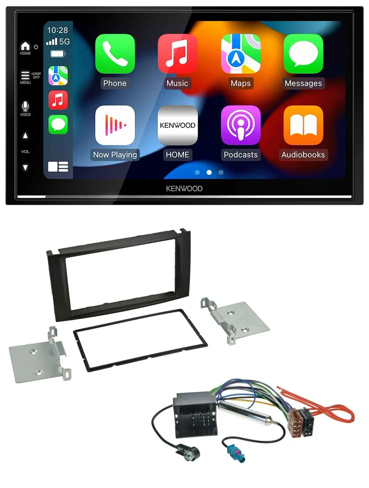 Kenwood DAB USB Bluetooth 2DIN MP3 Autoradio für VW T5 Multivan Caravelle Touare