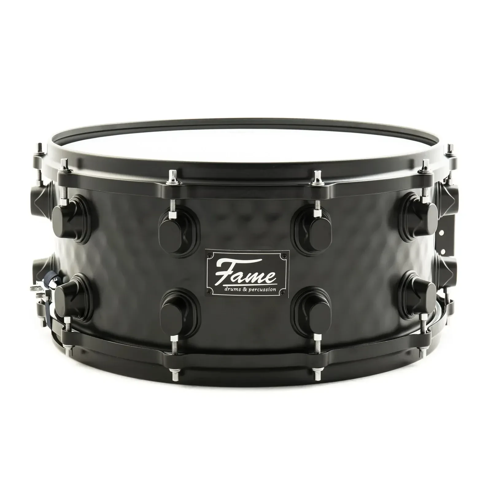 Малый барабан Fame Audio FSS-65 Hammered Steel 14x6.5 Black